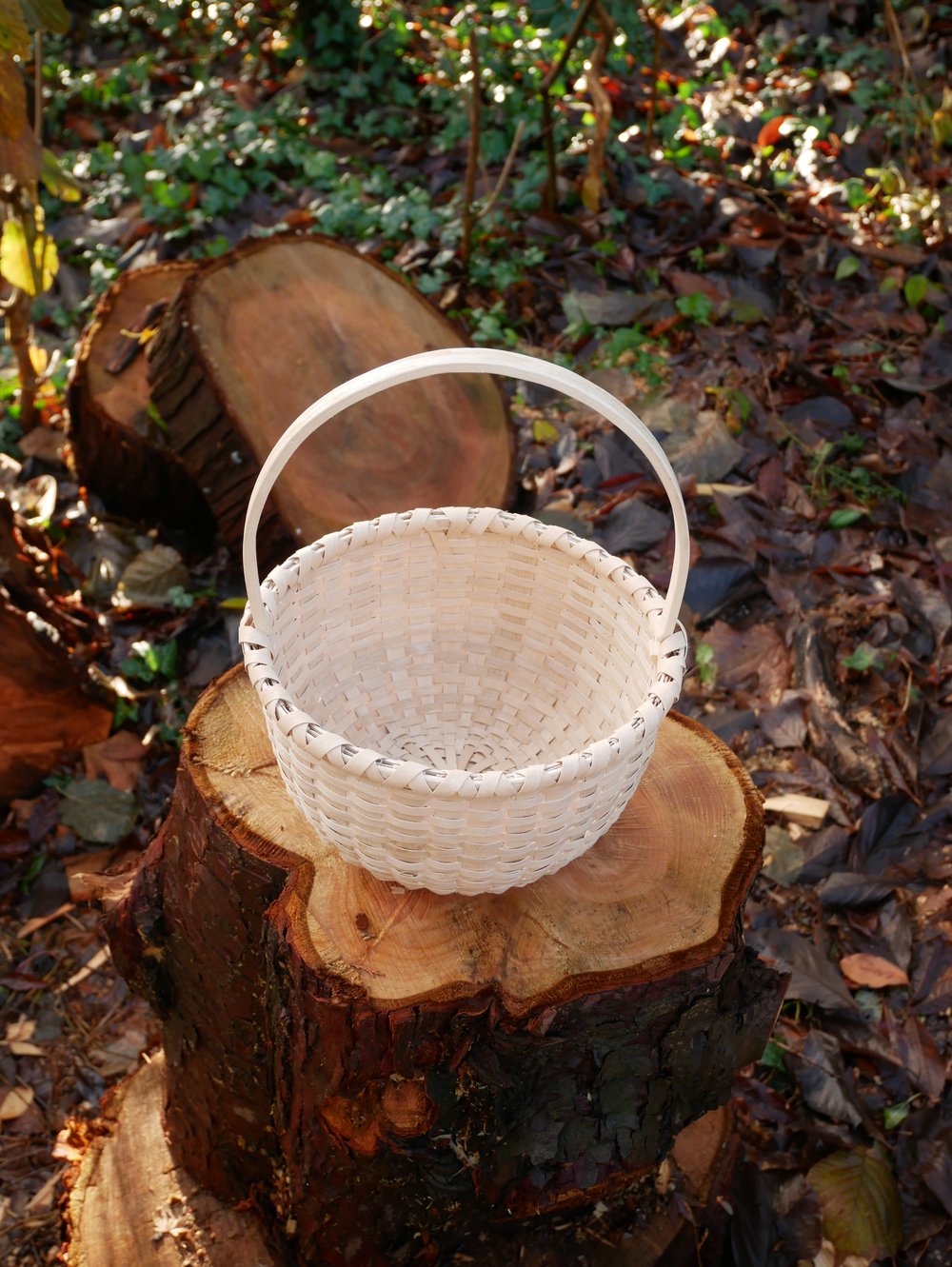 Image of Ash splint foraging basket