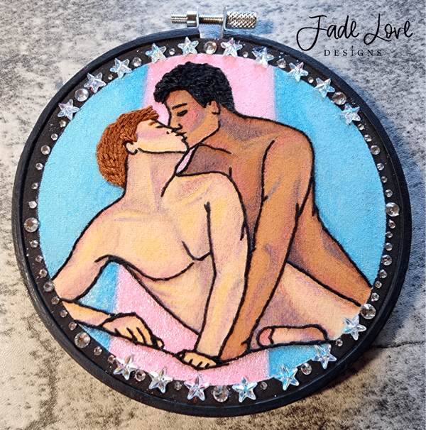 Image of "Sparkle Boys" Erotic Embroidery/ Multimedia Hoop
