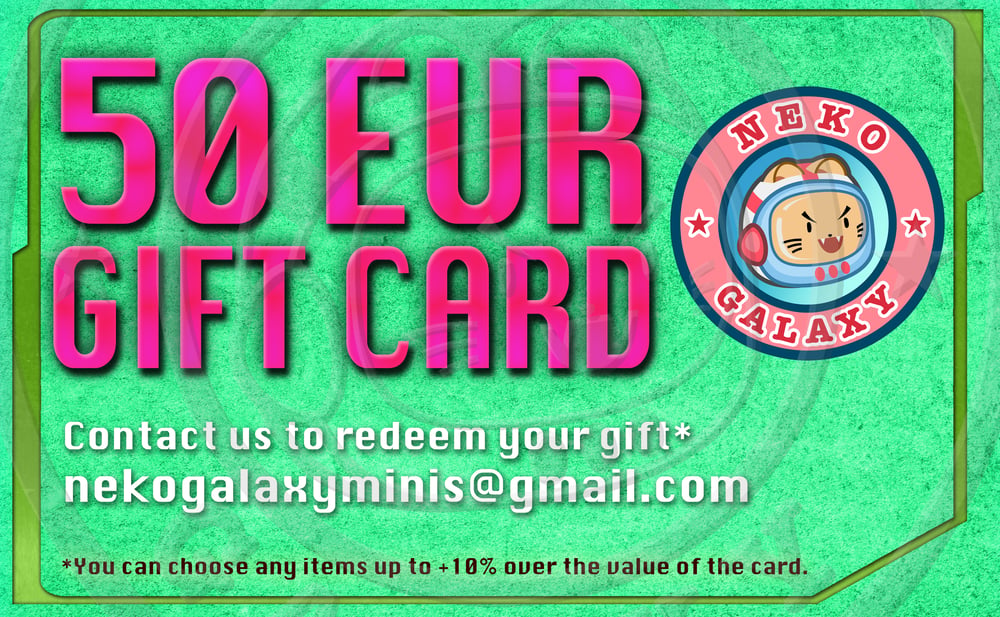 Image of GIFT CARD 50 EUR
