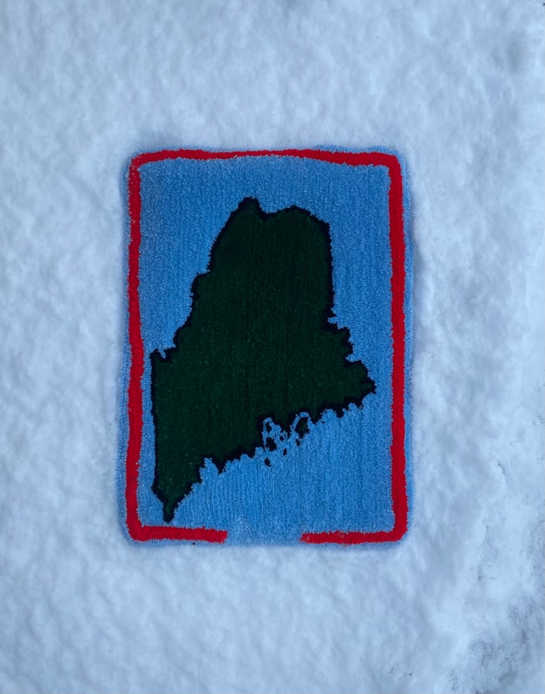 Image of Maine Map Rug