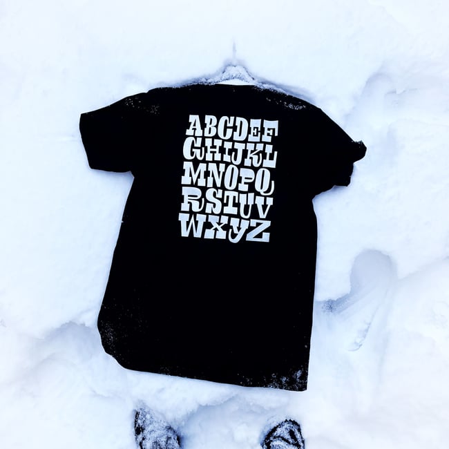 Alphabet T-Shirt Winteredition