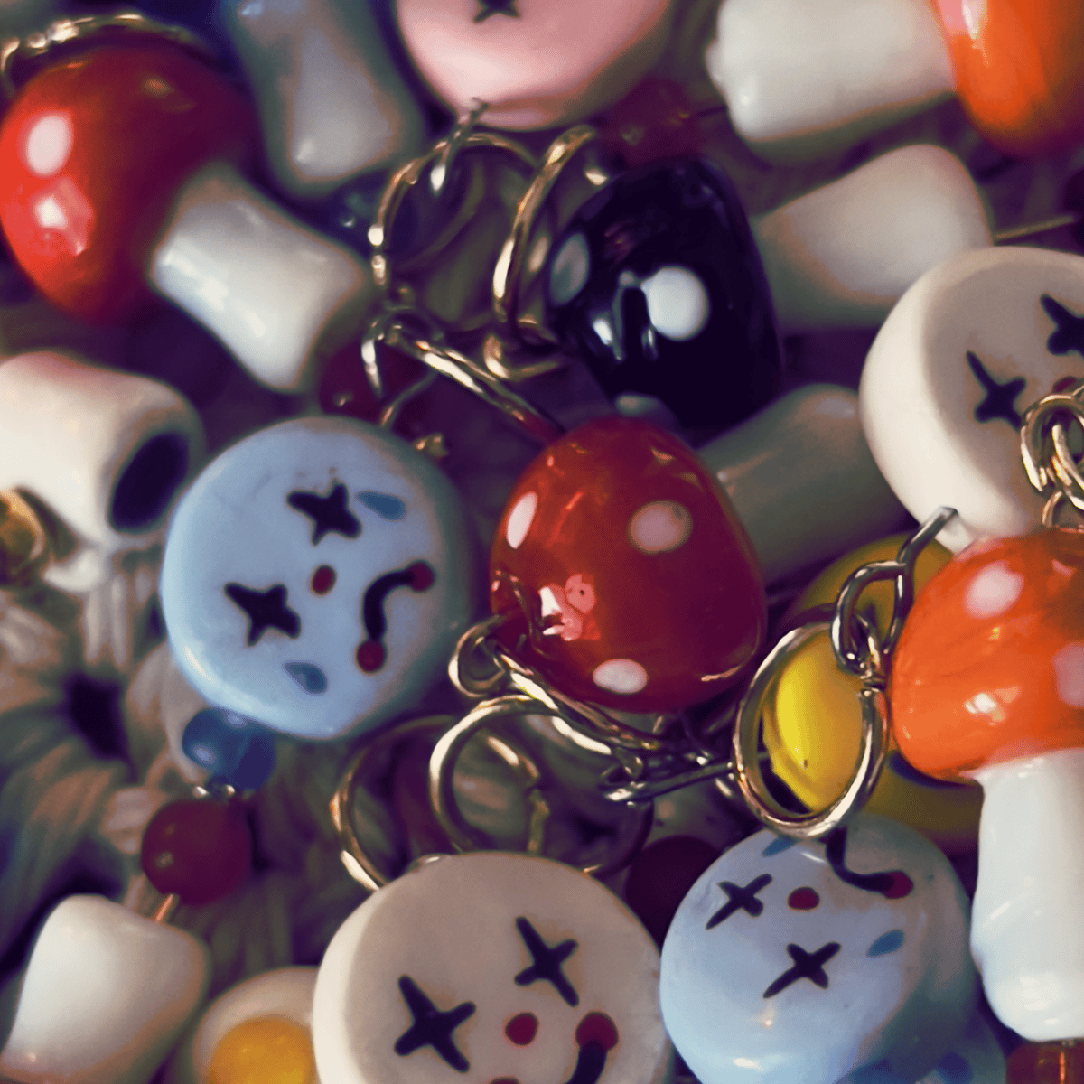Image of Clown Town Stitch Markers