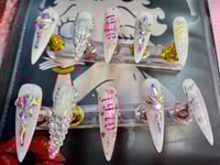Image 2 of BIRTHDAY NAILS CUSTOMIZE UR OWN ANY COLOR ANY YEAR 