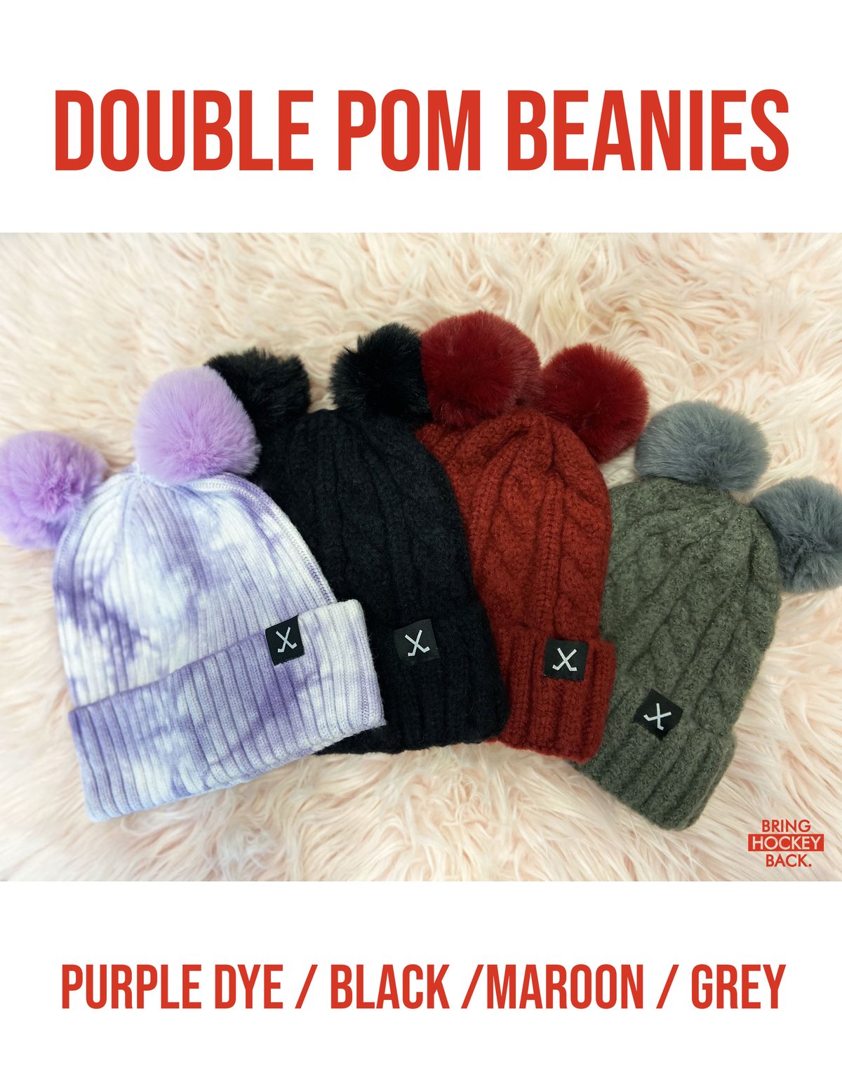 Double Pom Beanie