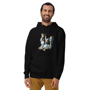 Image of Brave Cat Ukraine Unisex hoodie