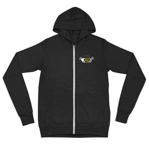 Image of Brave Cat Ukraine Unisex zip hoodie