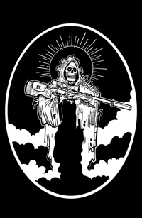 Image 2 of M40 Gun Smoke Banner/Art prints/Sticker**pre order**