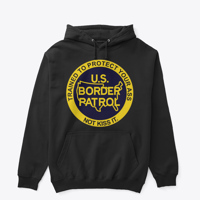 Image 1 of TRAINED TO PROTECT YOUR ASS, NOT KISS IT ~ HOODIES