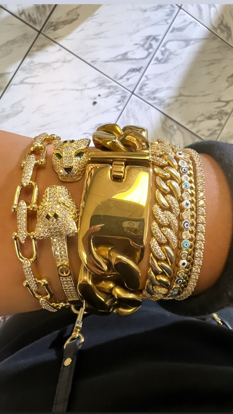 Image of Celine’s cuban bracelet 