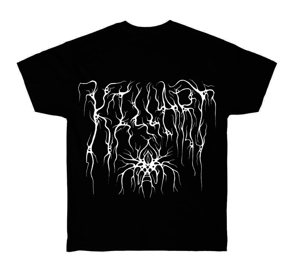 Image of KILL ART TEE BLACK AND WHITE 