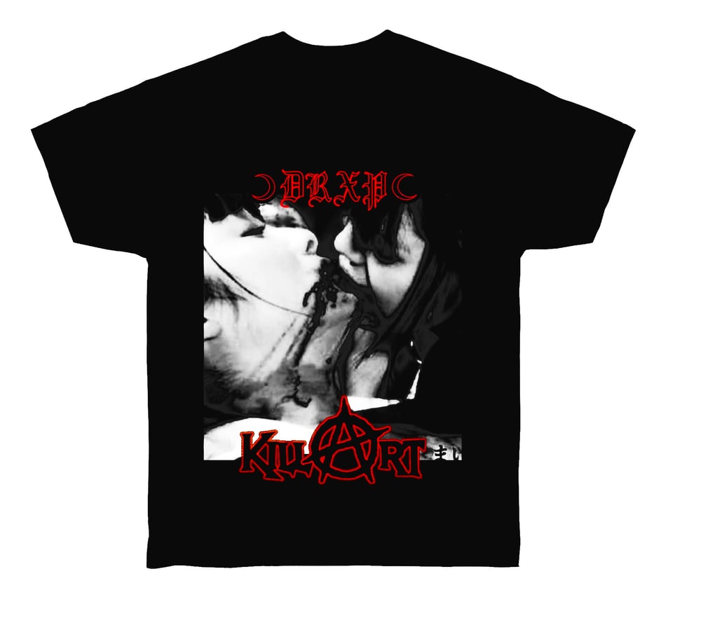 Image of BLOOD KISS BLACK AND RED