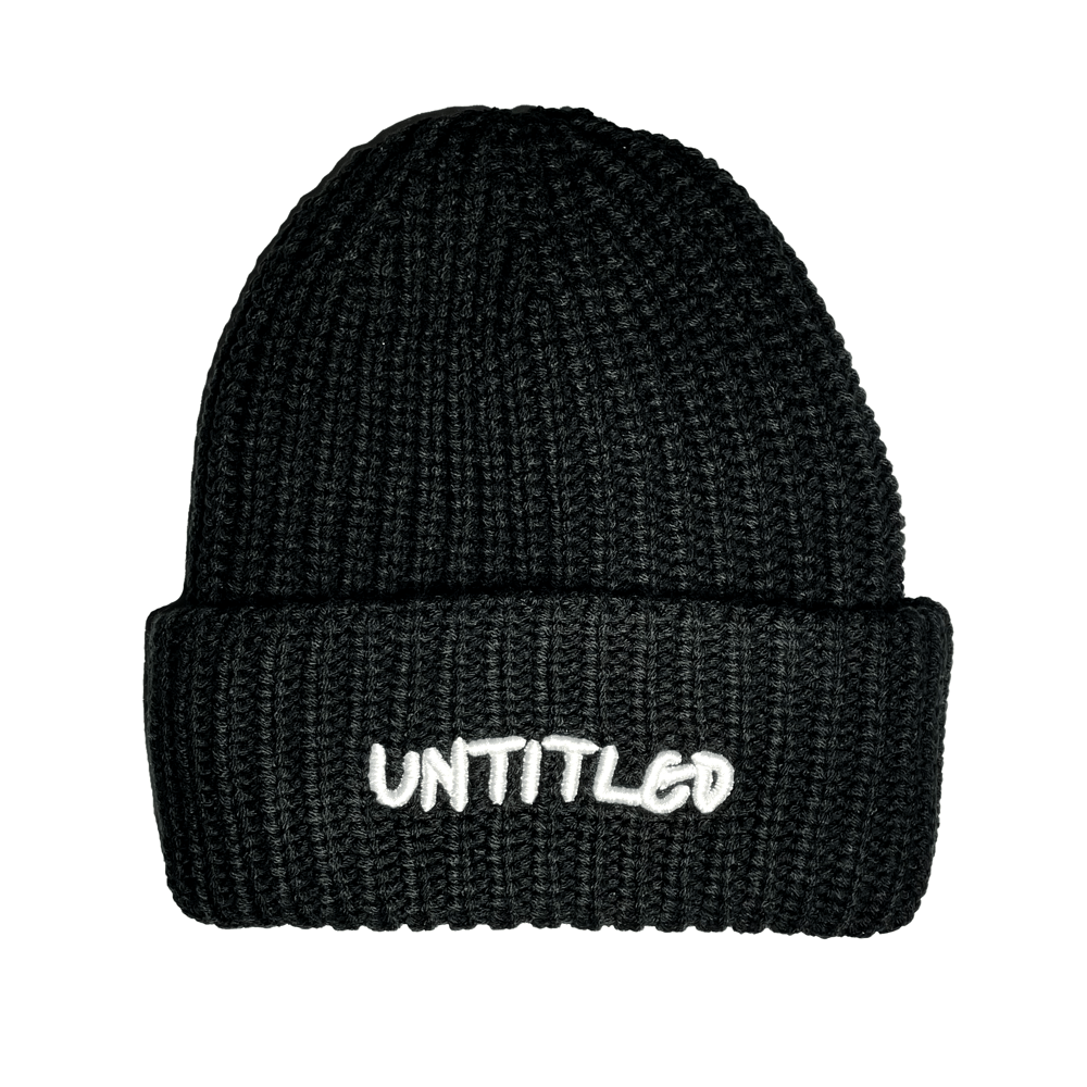Image of Marker Logo Thick Knit Beanie