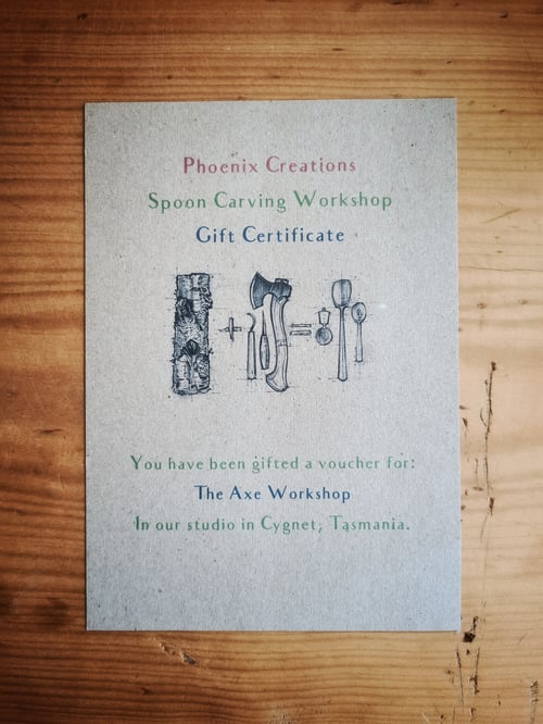 Image of Spooncarving Workshop Gift Certificate