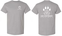 K9V Shirts - Grey with white logo