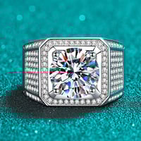 Image 2 of  Eternity Moissanite Ring