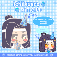 LWJ Birthday Pin (January Pin) EXTRAS (OOPS)