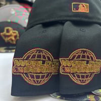 Image 3 of New Era 59Fifty Black Flecktarn Camo Metallic Copper Bonaire Green