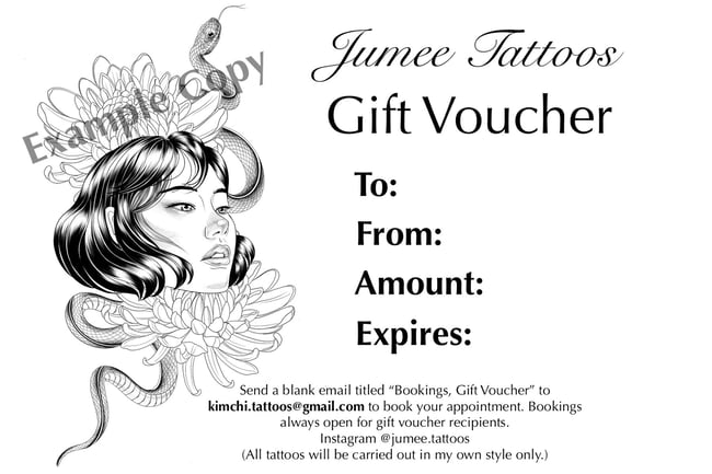 Tattoo Gift Voucher