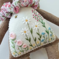 Image 2 of Embroidered Bear PDF Sewing Pattern