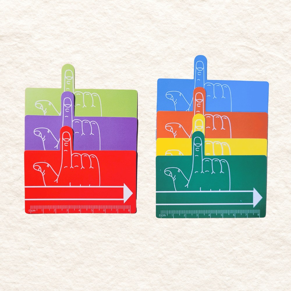Finger Spacer Card