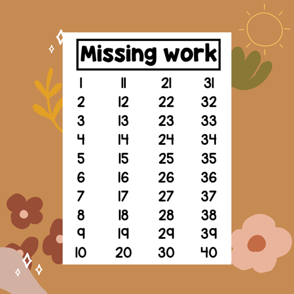 Missing Work Stamp