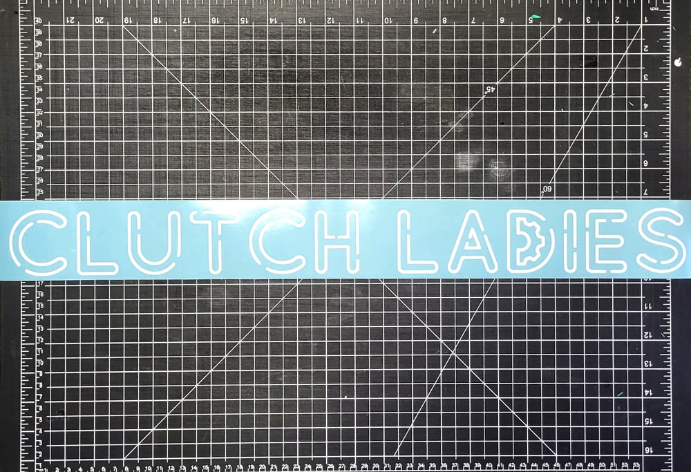 Clutch Ladies Neon Style Banner / Bannière Clutch Ladies Style Néon