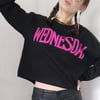 Pull Wednesday noir & fuschia 