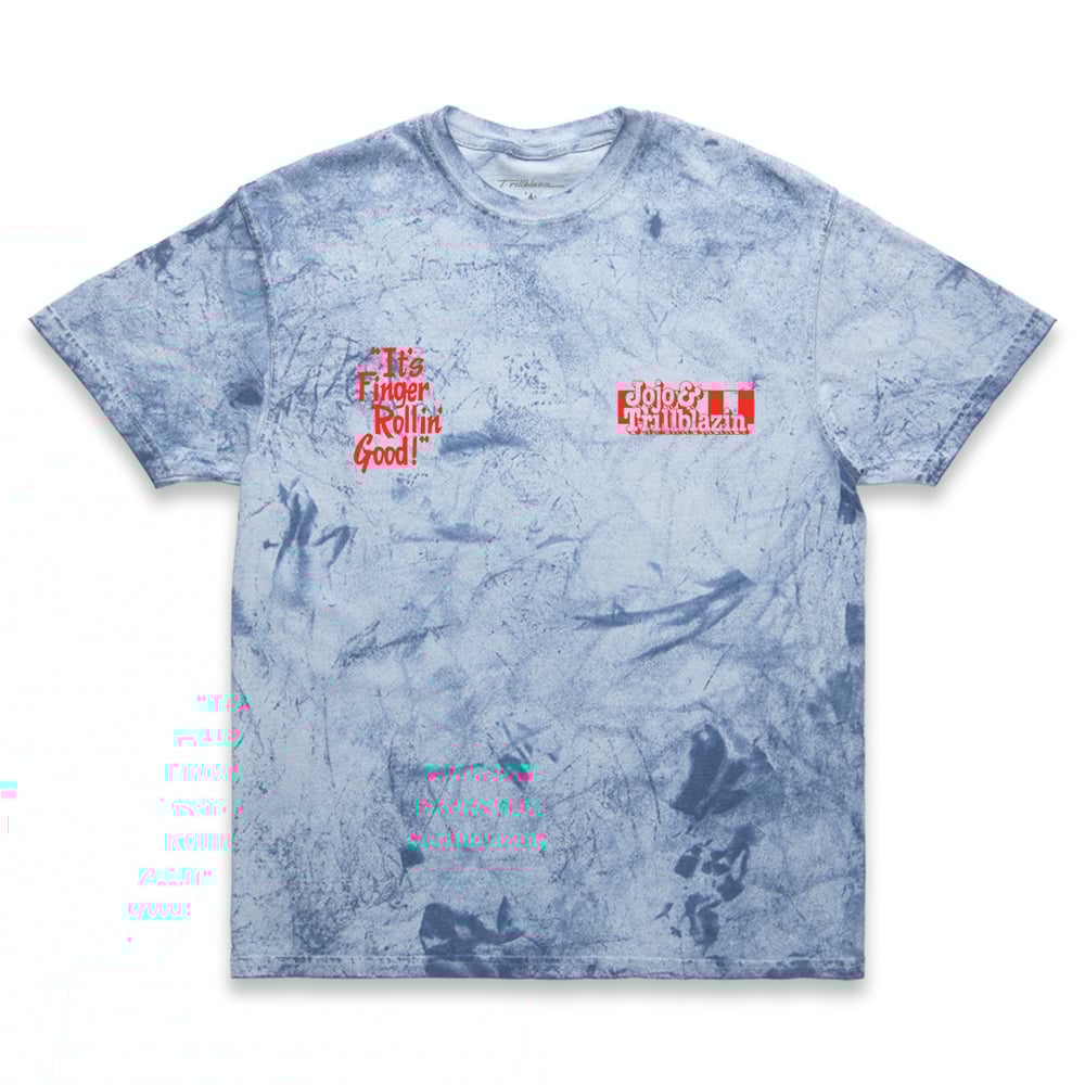 jojo x Trillblazin Shirt - Blue Marble Wash