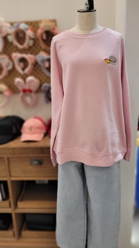 Image 1 of Egg Tart and Milk tea Sweatshirt - Pink