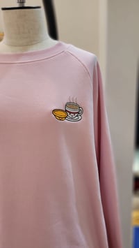Image 3 of Egg Tart and Milk tea Sweatshirt - Pink