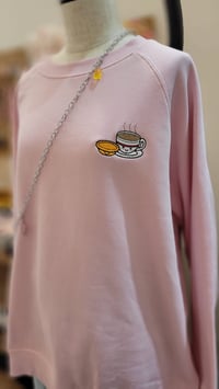 Image 4 of Egg Tart and Milk tea Sweatshirt - Pink