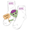 Chaussettes "CITE." [RED] (2 Pack)