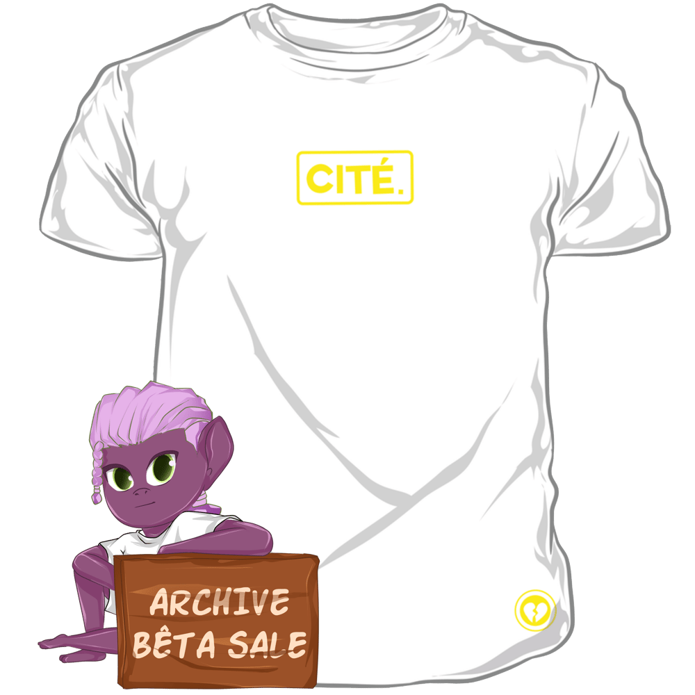 T'shirt Blanc BoxLogo [Cité.] 