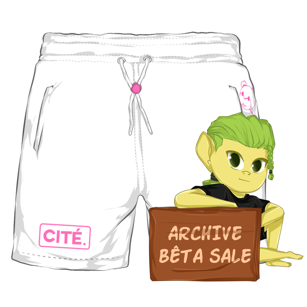 Short Blanc BoxLogo [Cité.] 