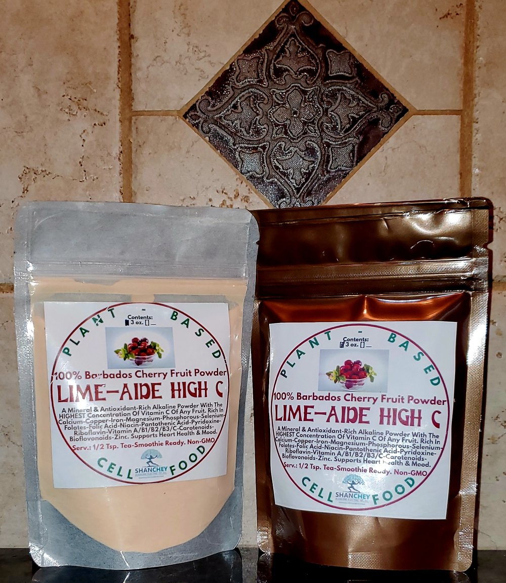 Wild LIME-AIDE HIGH C Barbados Cherry Powder/Frozen Juice-Diabetes-Immunity-Mood-Circulation-Heart