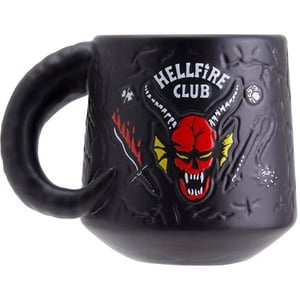 Image of Stranger Things Hellfire Club Demon Embossed 13 oz. Mug