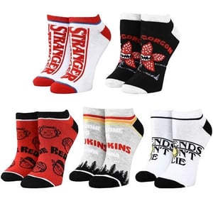Image of Stranger Things Icons Ankle Socks 5-Pack