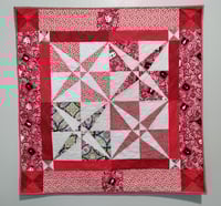 Image 1 of Red Quilt & Dogs
