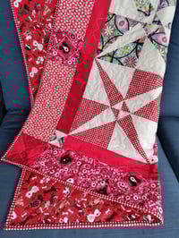 Image 4 of Red Quilt & Dogs