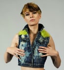 Image 4 of "Lucky 13" Denim Vest- Size X Small