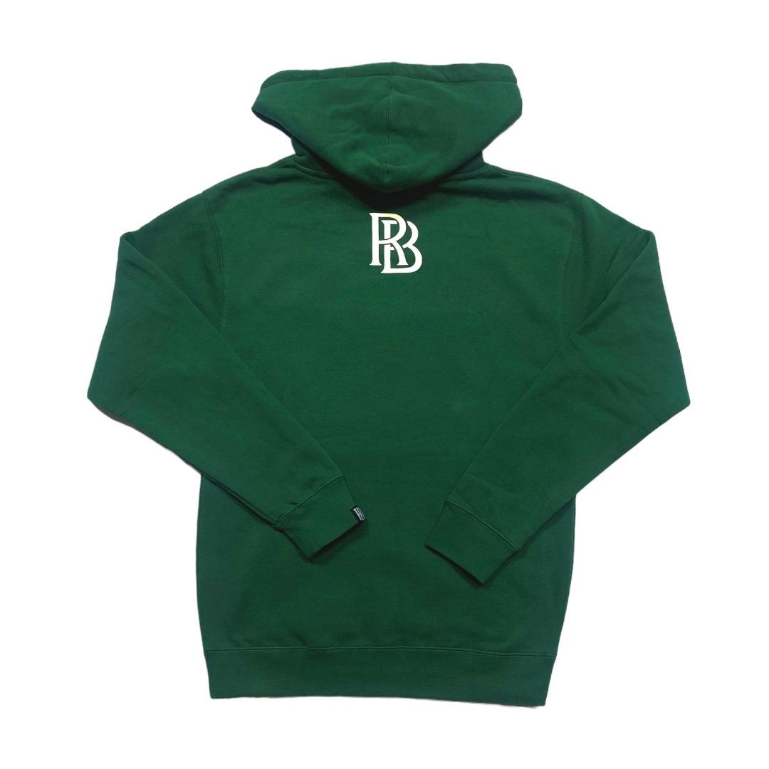 Image of COCA HEAVYWEIGHT DARK GREEN HOODIE