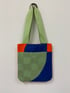 Balanced Curves Bag - Orange Blue and Green Image 2