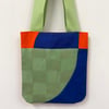 Balanced Curves Bag - Orange Blue and Green