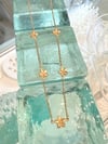 14k solid gold vintage hawaiian plumeria necklace 