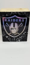 NFL Team Inspired Wine Box  Raiders  (Custom Order Only)