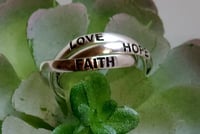 Image 2 of Triple Band-Faith Hope Love
