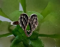 Image 2 of Angel Wings w/Heart
