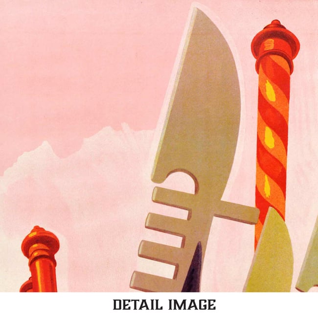 Venezia | Venice | 1928 | Vintage Travel Poster | Wall Art Print | Home Decor