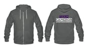 Image of ( Official Team Wear ) Grey #TEAMCAMERON Zip Hoodie by American Apparel