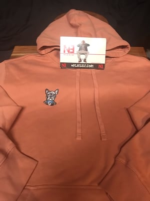 Image of "LUCK LEEZY" STITCHED (Small Chest Logo) HOODIE
